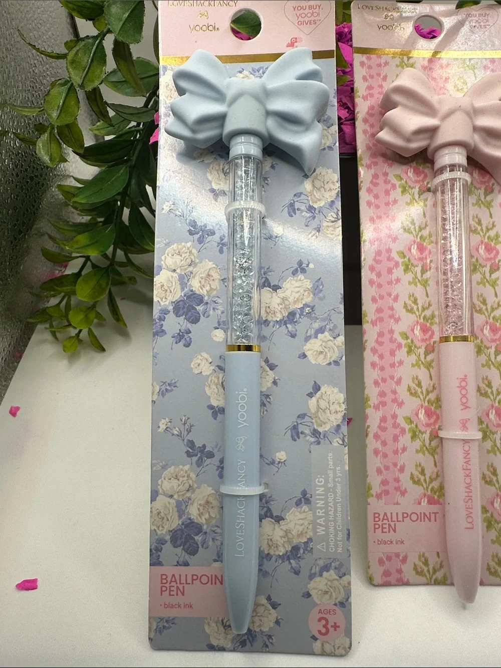 LoveShackFancy x Target Ballpoint - Pink or Light Blue